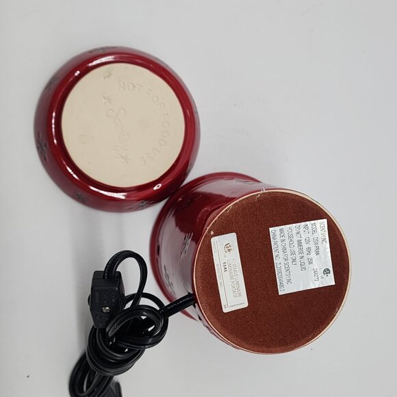 Scentsy Wax Warmer Prancer Red Holiday Christmas Reindeer No Box with Bulb - Picture 8 of 9